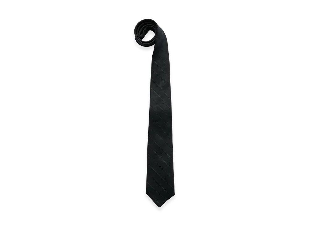 OUR LEGACY Tie "Night Covert Flex Pinstripe"