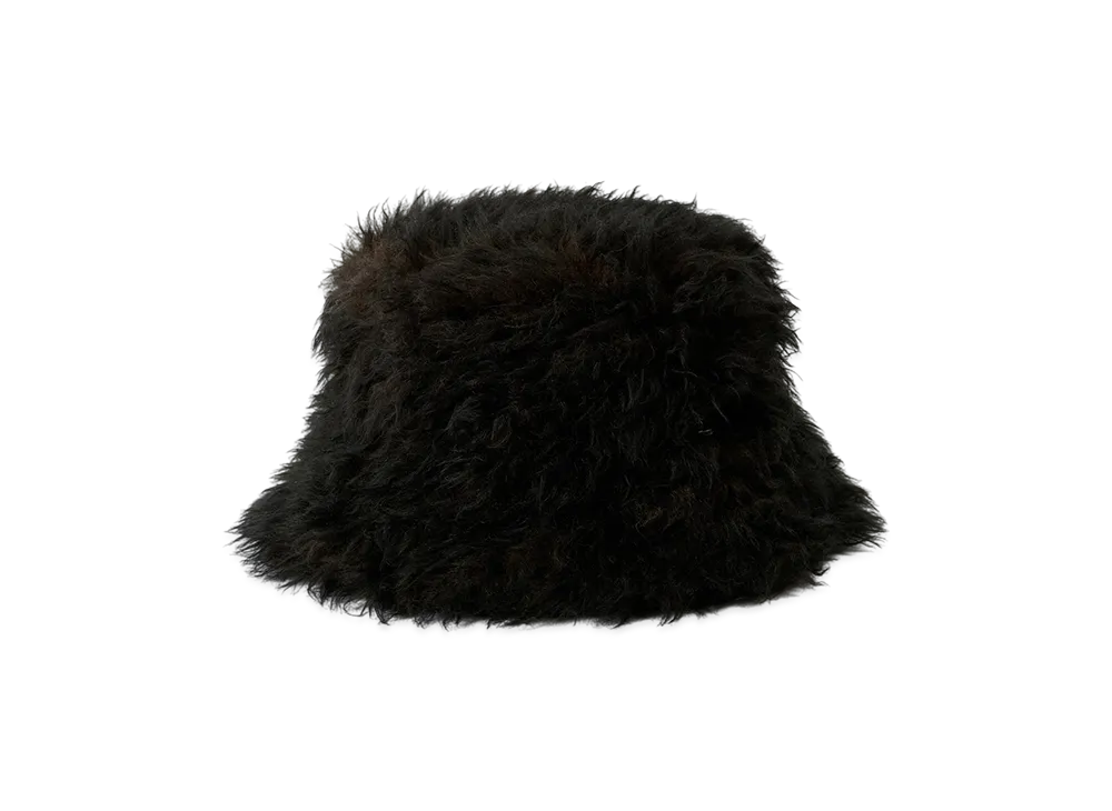 OUR LEGACY Bucket Hat "Ombre Brown Hairy Wool"