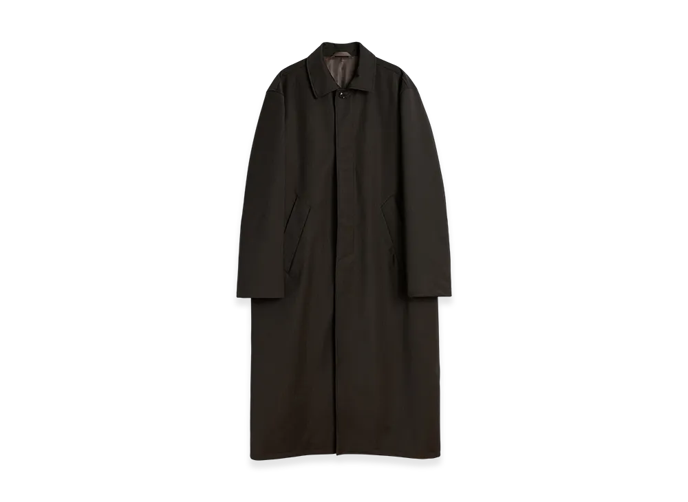 OUR LEGACY Cloak Carcoat "Churchill Stripe Membrane Wool"