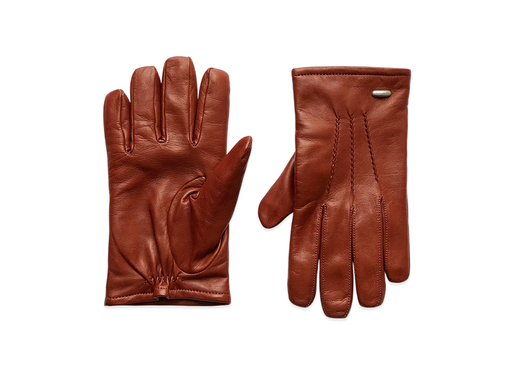OUR LEGACY His Gloves "Amber Brown Nappa"