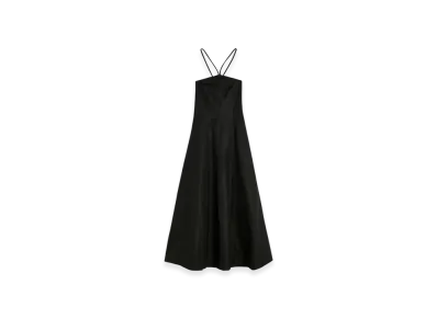 OUR LEGACY Poise Dress "Tasteful Black Megatwist Twill"