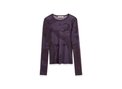 OUR LEGACY Super Slim Longsleeve "Abstract Raisin Snake Print"