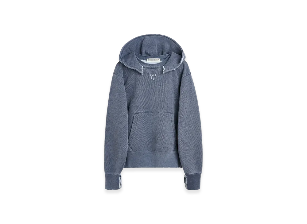 OUR LEGACY Relic Hoodie "Blue 1000 Points Print"