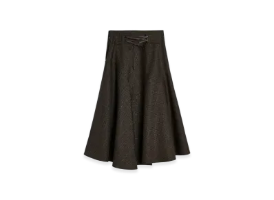 OUR LEGACY Waltz Skirt "Brown Dunmore Check"