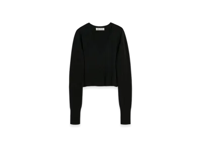 OUR LEGACY Sharp V-Neck "Black Cherub Wool"