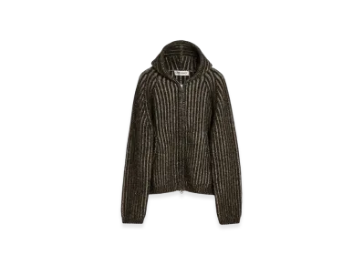 OUR LEGACY Level Hood "Vanise Brown Stripe Isels Wool"