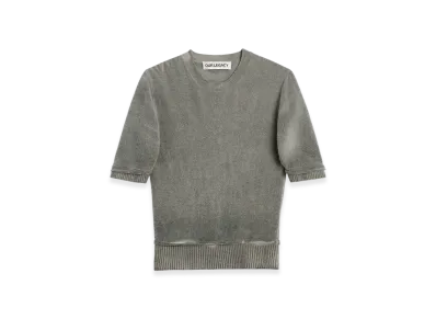OUR LEGACY Dual Tee "Grey Spray Dye Cherub Wool"