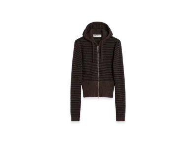 OUR LEGACY Compact Hood "Dirt Stripe Fuzzy Alpaca"