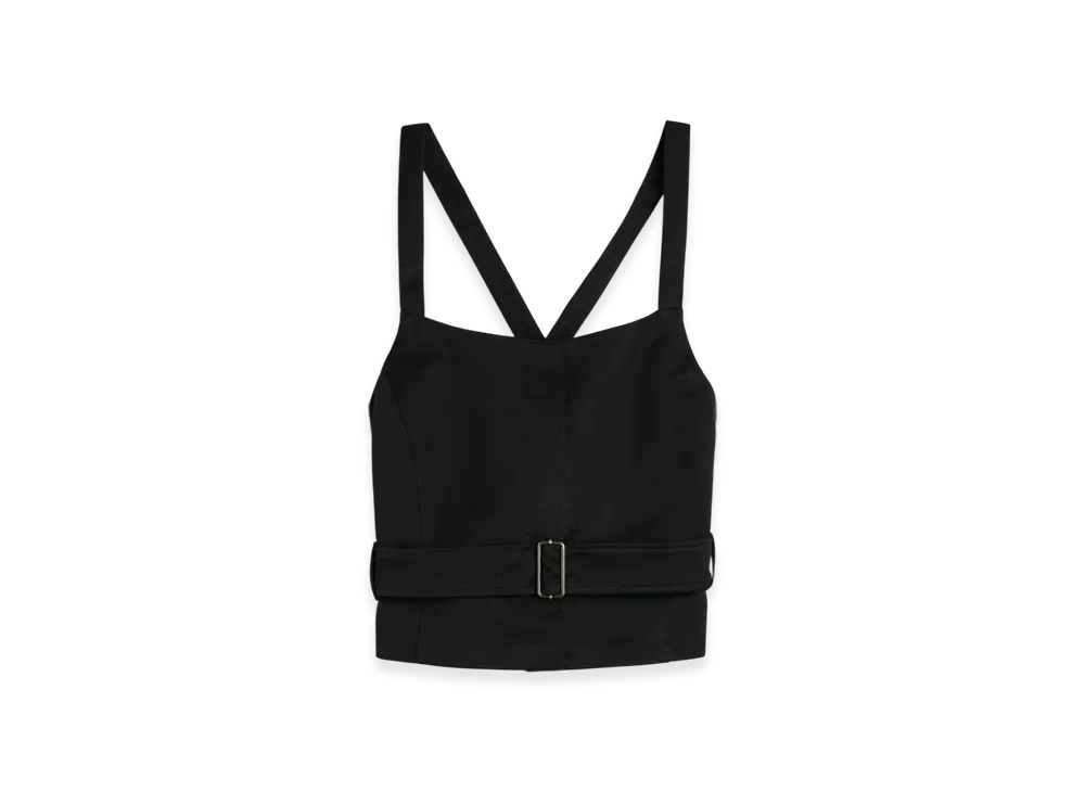 OUR LEGACY Trench Vest "Tasteful Black Megatwist Twill"