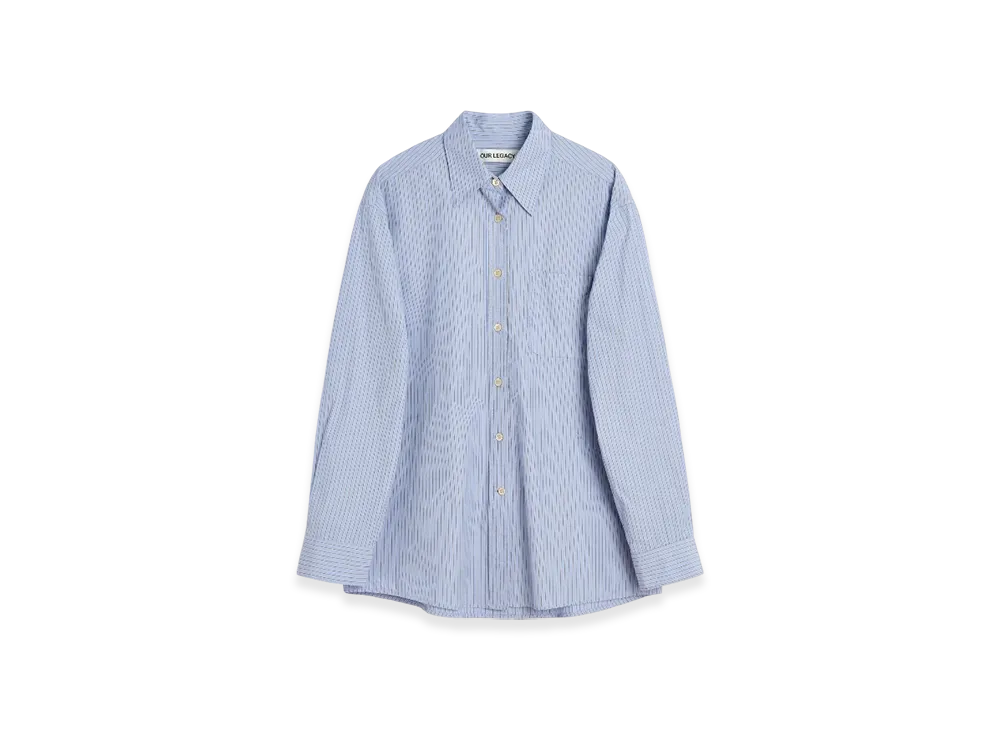 OUR LEGACY Precious Shirt "Typewriter Stripe Poplin"