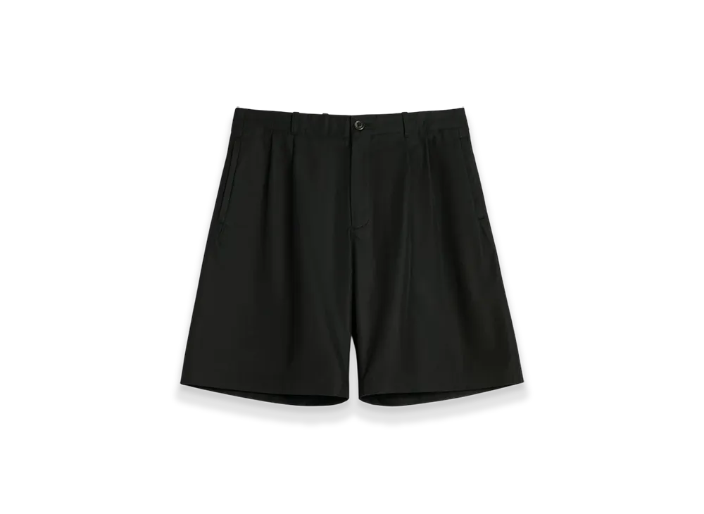 OUR LEGACY Ponte Shorts "Tasteful Black Megatwist Twill"