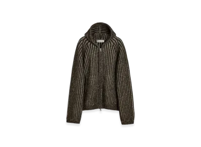 OUR LEGACY Level Hood "Vanise Brown Stripe Isels Wool"