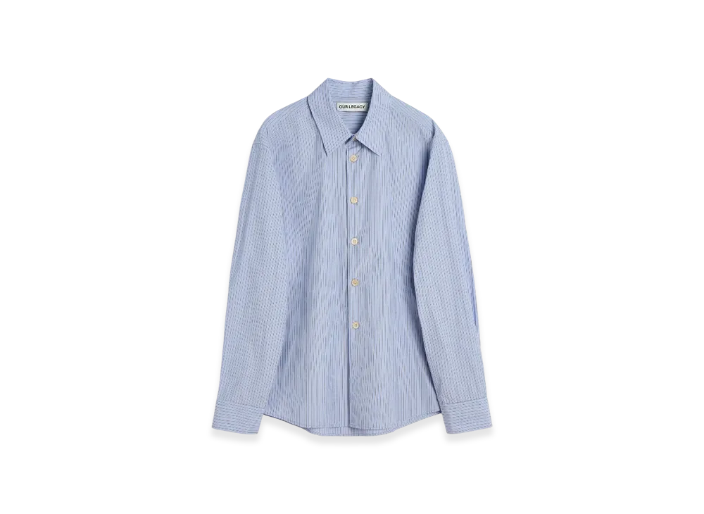 OUR LEGACY Beyond Shirt "Typewriter Stripe Poplin"