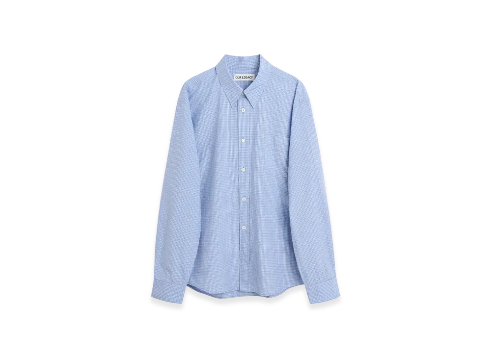 OUR LEGACY Beyond BD Shirt "Micro Chip Check Super Poplin"