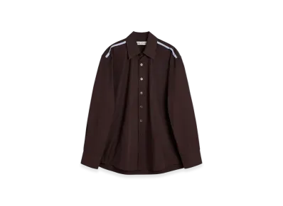 OUR LEGACY Above Shirt "Divine Brown Super Poplin"