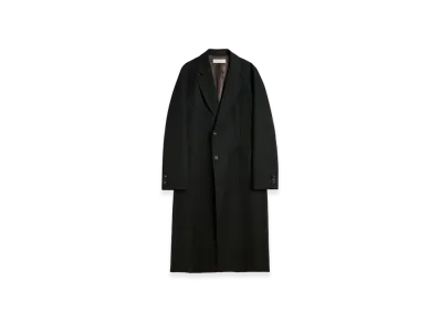 OUR LEGACY Robe Overcoat "Onyx Black Tech Sateen"