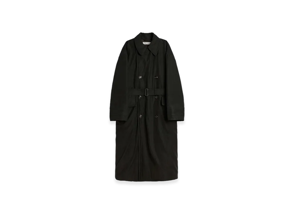 OUR LEGACY Duvet Trench "Black Tide Cotton Nylon"