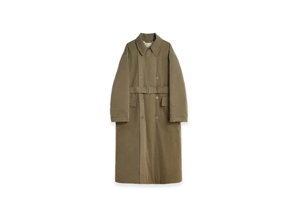 OUR LEGACY Duvet Trench "Solaro Sage Tide Cotton Nylon"