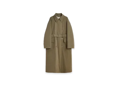 OUR LEGACY Duvet Trench "Solaro Sage Tide Cotton Nylon"