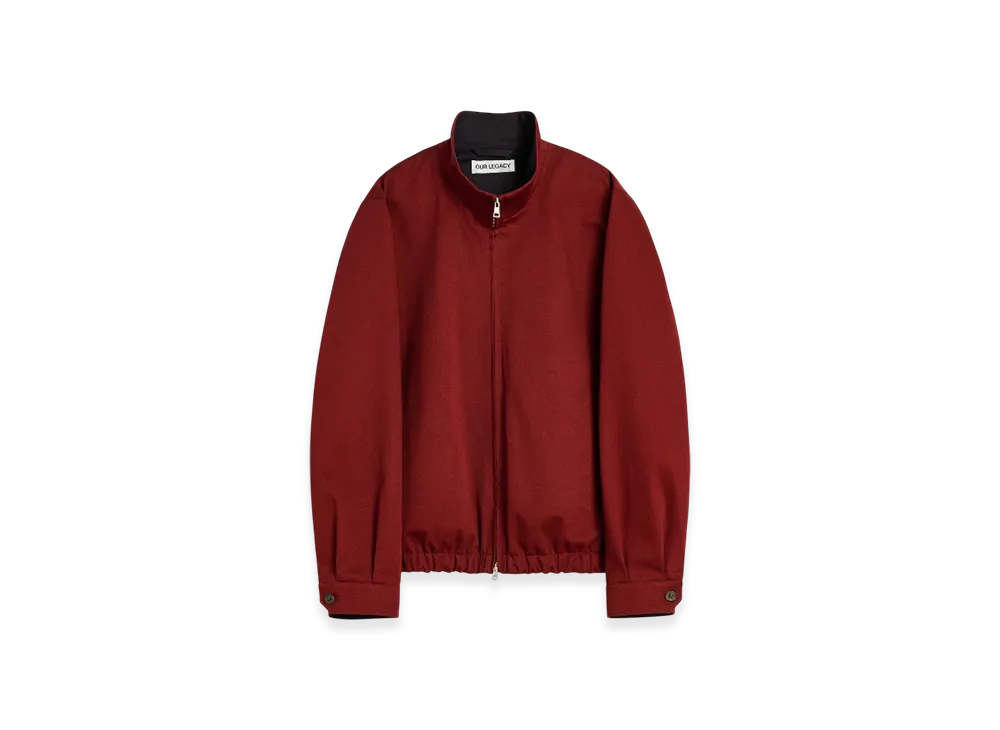 OUR LEGACY Casino Jacket "Profound Red Megatwist Twill"