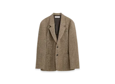 OUR LEGACY Embrace Blazer "Natural Brown Sack Weave"