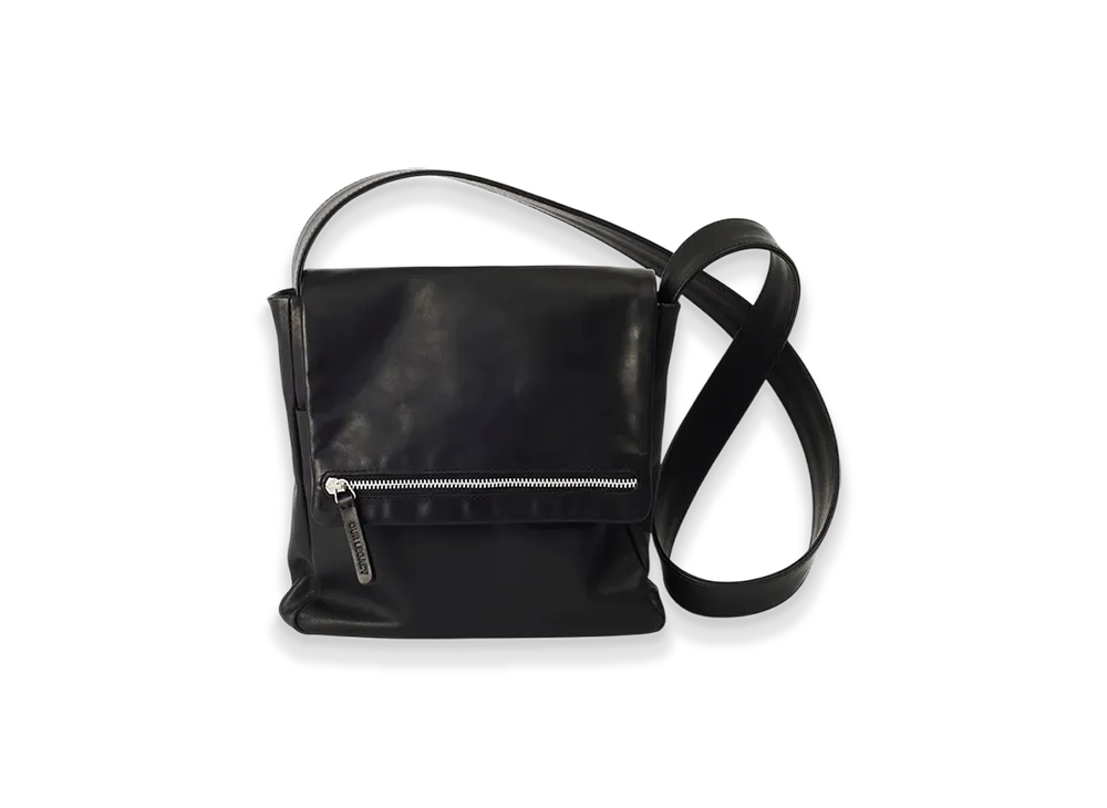 OUR LEGACY Whiz Bag "Black Tensile Cattle Hide"