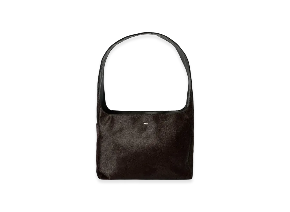 OUR LEGACY Grande Brick Bag "Chocolate Hair On Hide"