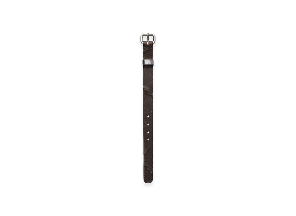 OUR LEGACY Cigarr Bracelet "Maduro Brown Cattle Hide"