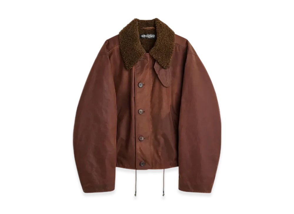 OUR LEGACY Grizzly Jacket "Oxblood Everwax"