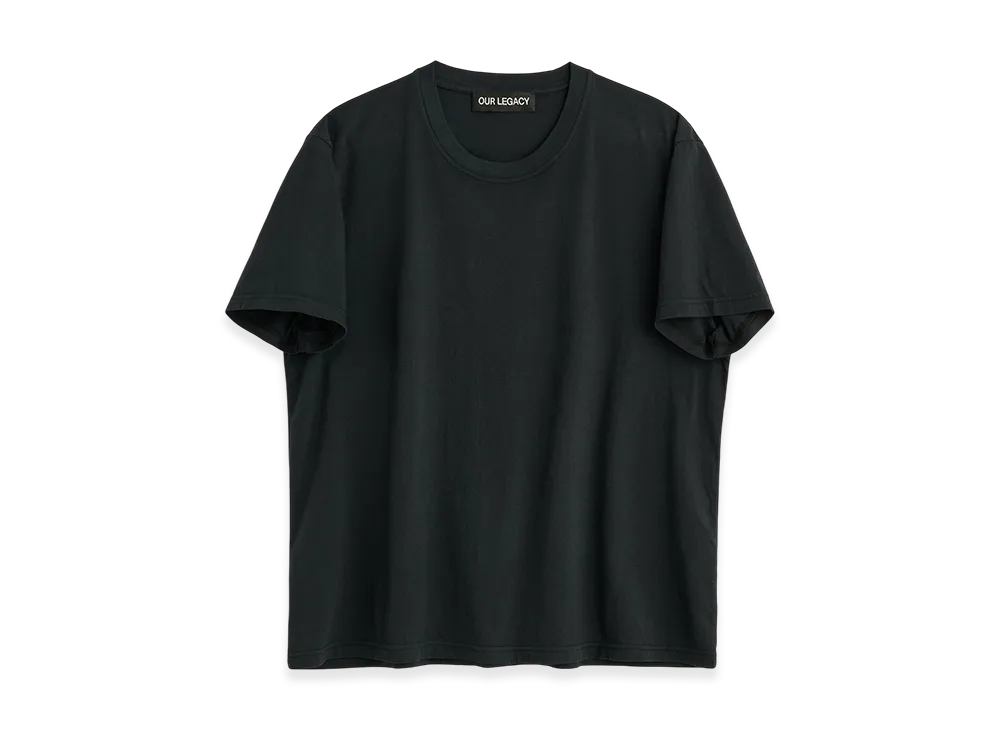 OUR LEGACY Classic T-Shirt "Black Clean Jersey"