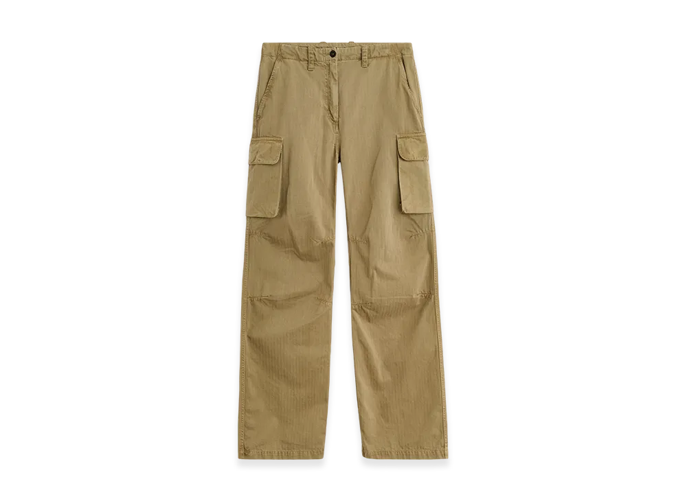 OUR LEGACY Peak Cargo "Uniform Olive Herringbone"