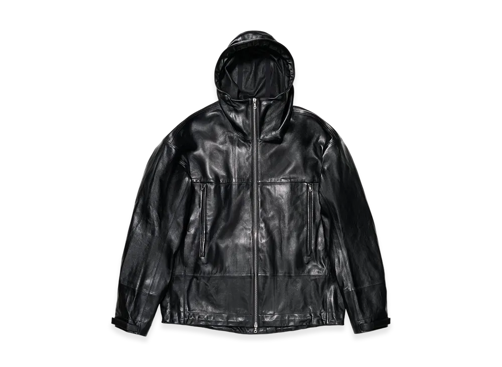 OUR LEGACY x ROA Leather Shell Jacket "Carbon"