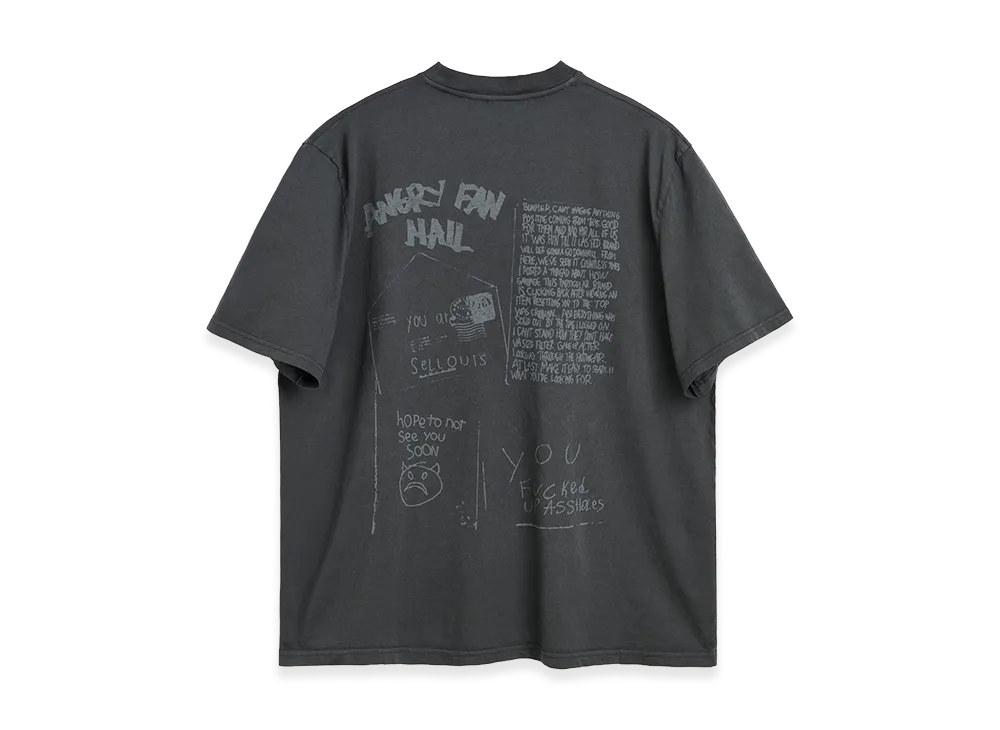 OUR LEGACY Box T-Shirt "Angry Fan Mail Print"