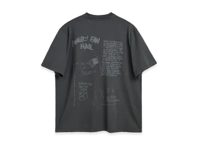 OUR LEGACY Box T-Shirt "Angry Fan Mail Print"