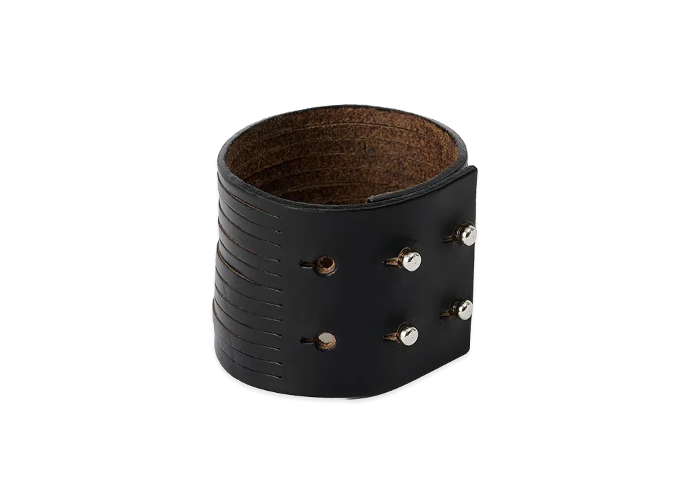 OUR LEGACY Slash Bracelet "Black Chromexcel Leather"