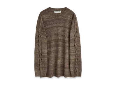 OUR LEGACY Popover Roundneck "Wathered Earth Handspun Silk"