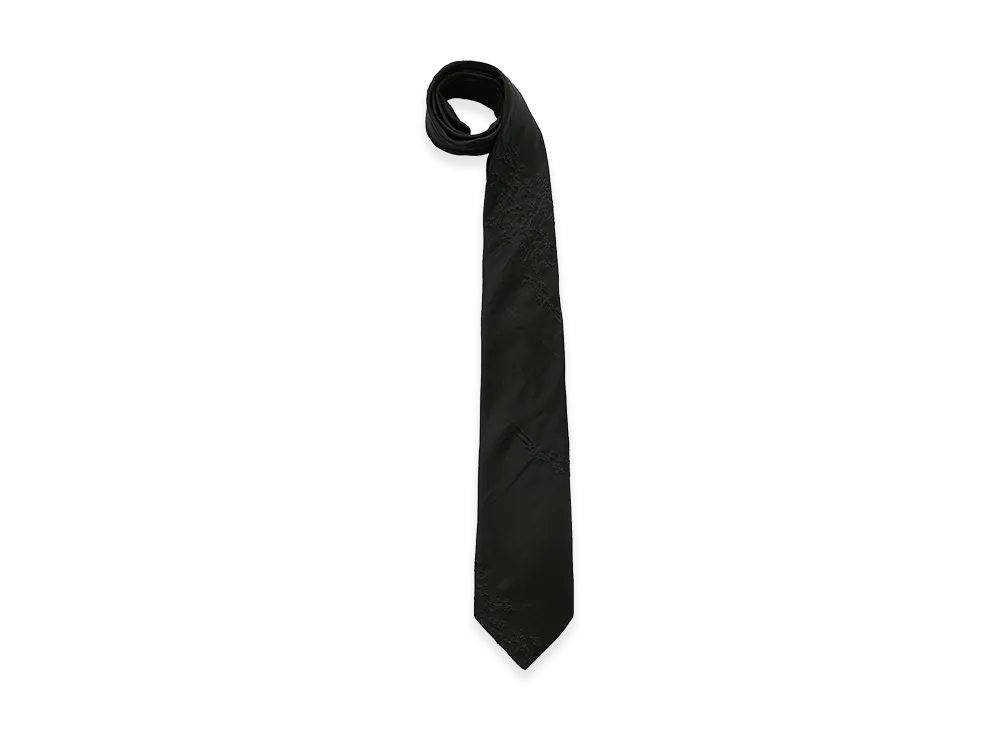OUR LEGACY Tie "Noir Bloom Ethereal Veil"