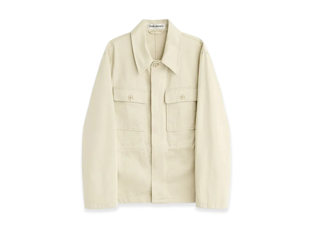 OUR LEGACY Unity Jacket "Pale Sand Western Gabardine"