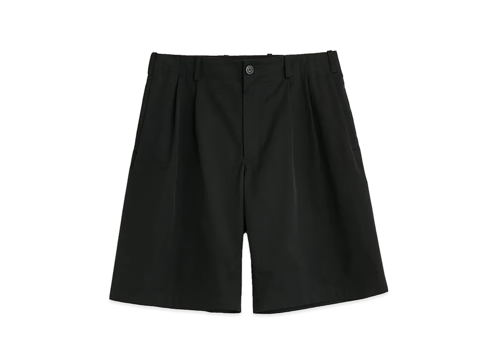 OUR LEGACY Ponte Shorts "Studio Black Micro Canvas"