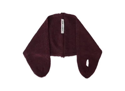 OUR LEGACY Miniature Scarf "Cabernet Cyclone Linen"