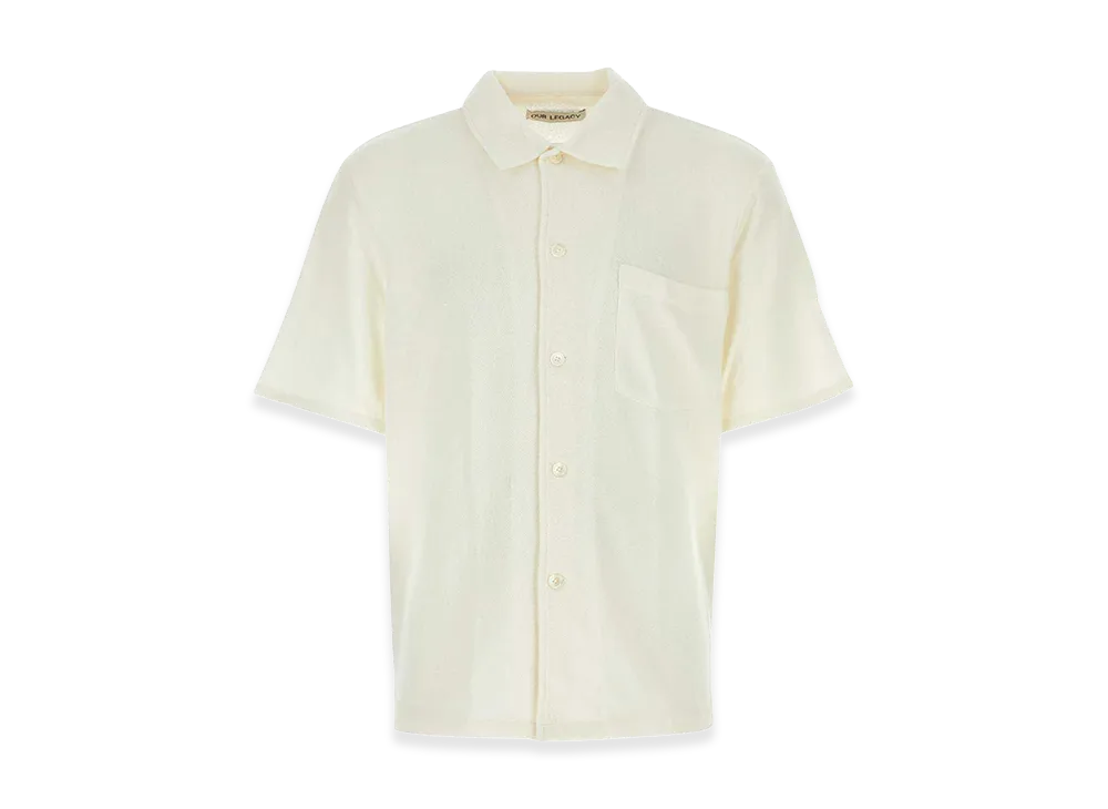OUR LEGACY Ivory Polyester Blend Shirt "White"