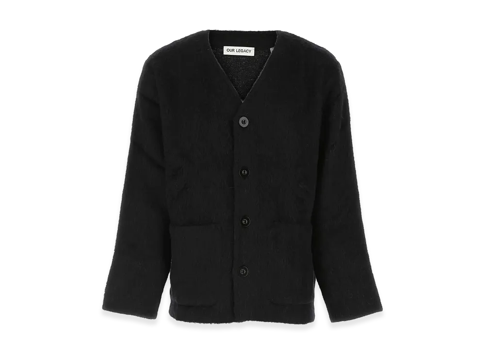 OUR LEGACY Wool Blend Cardigan "Black"