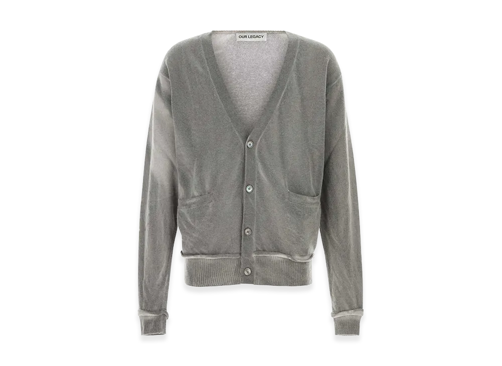 OUR LEGACY Wool Cardigan "Grey"