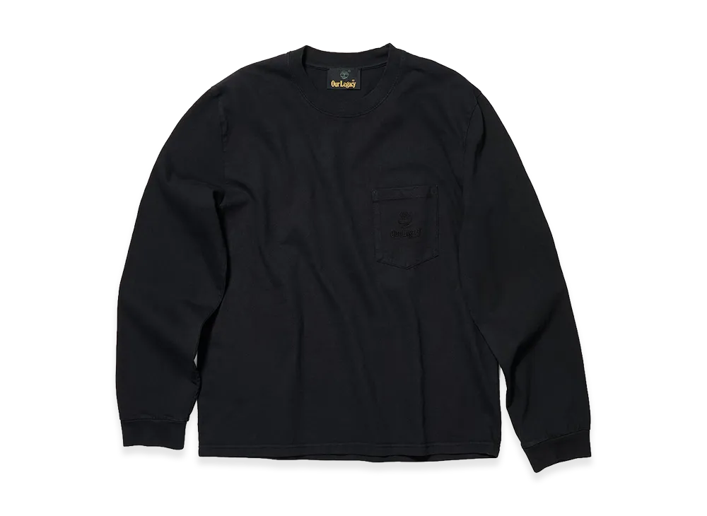 OUR LEGACY WORK x Timberland Pocket Longsleeve "Washed Black"