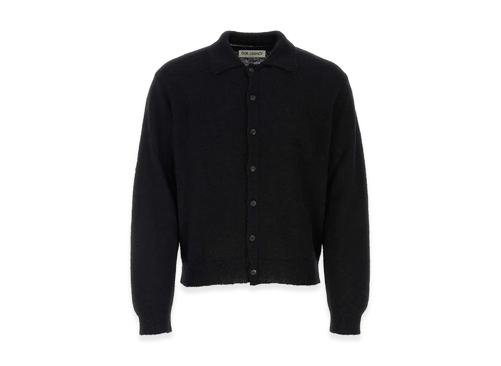OUR LEGACY Alpaca Blend Cardigan "Black"