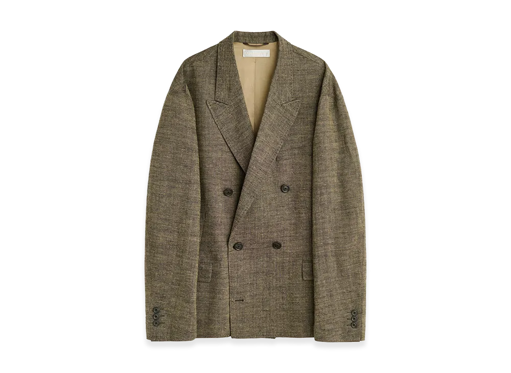 OUR LEGACY Halt Blazer "Deep Husk Soft Grain Weave"