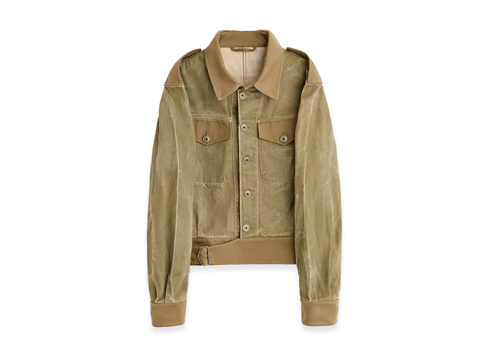 OUR LEGACY Battle Jacket "Dusty Olive Pigment Twill"