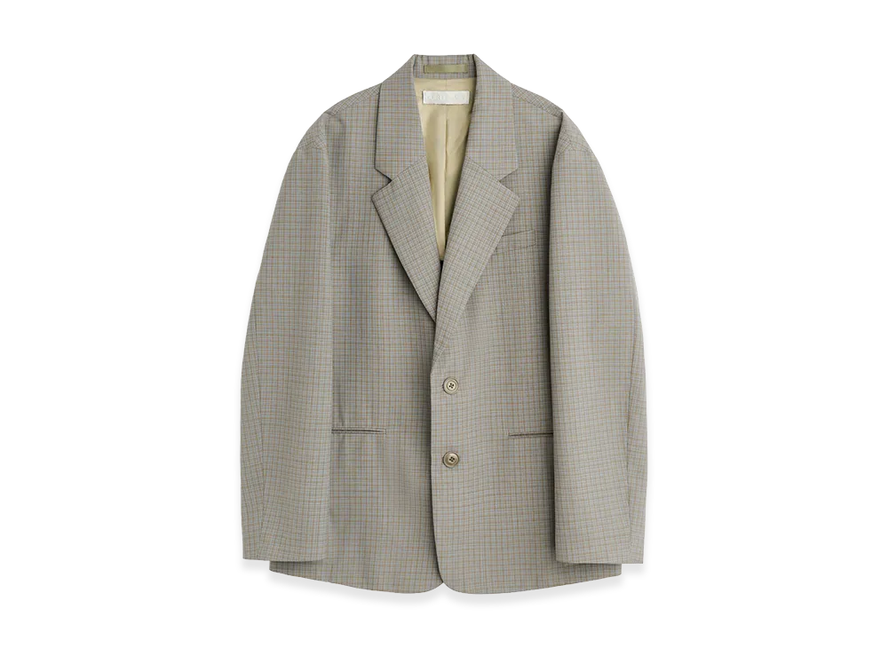 OUR LEGACY Industry Blazer "Frosted Moss Check Nexwool"