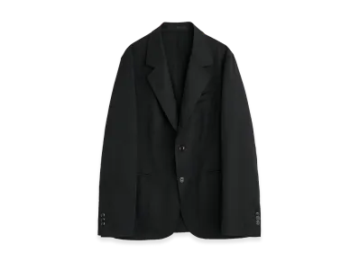 OUR LEGACY Unconstructed Ceremony Blazer "Coarse Black Gabardine"