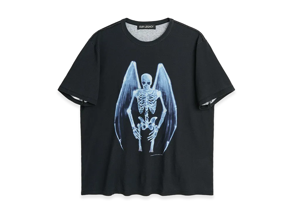 OUR LEGACY New Box T-Shirt "Fallen Angel Print"